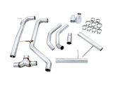 AWE Track Edition Exhaust - Non-Resonated - for MK7 Jetta GLI w/ Stock Downpipe - Chrome Silver Tips (3020-22034)