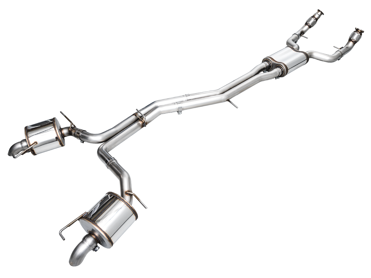 AWE Touring Edition Exhaust for Audi C8 A6/A7 - Turndowns (SKU: 3015-31003)