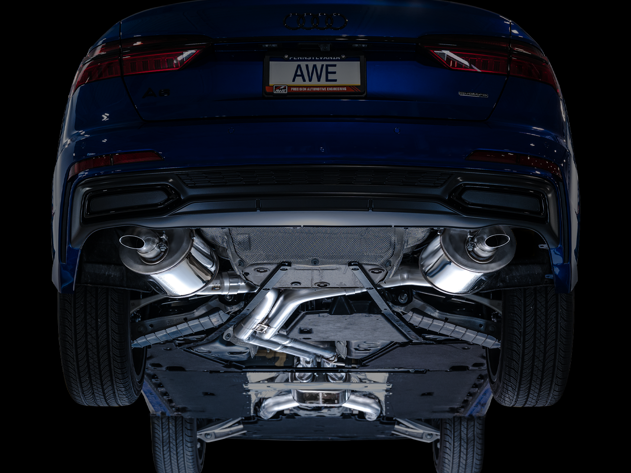 AWE Exhaust for C8 Audi A6/A7 3.0T - AWE