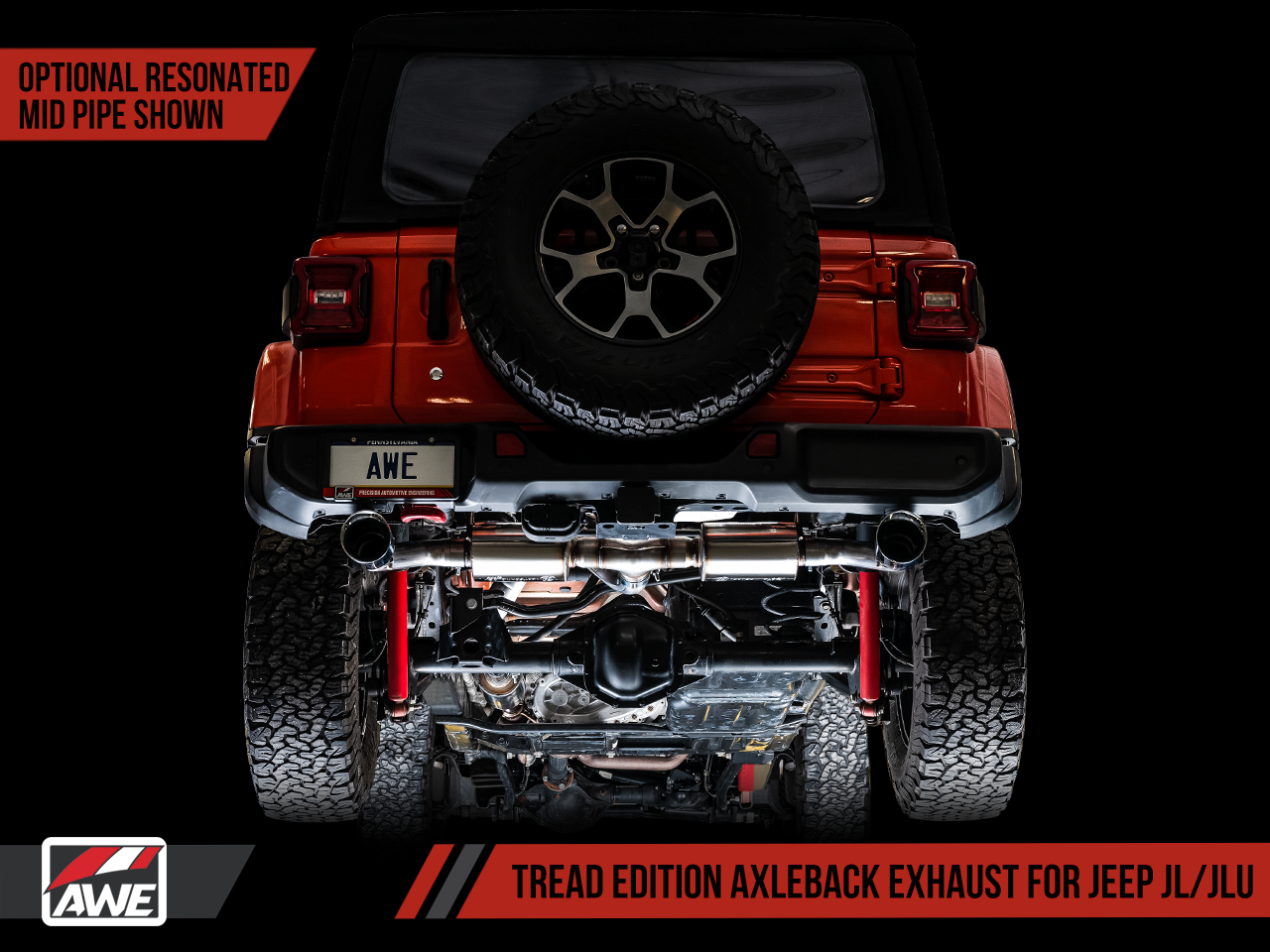 AWE Exhaust Suite for the 2.0T Jeep JL/JLU Wrangler