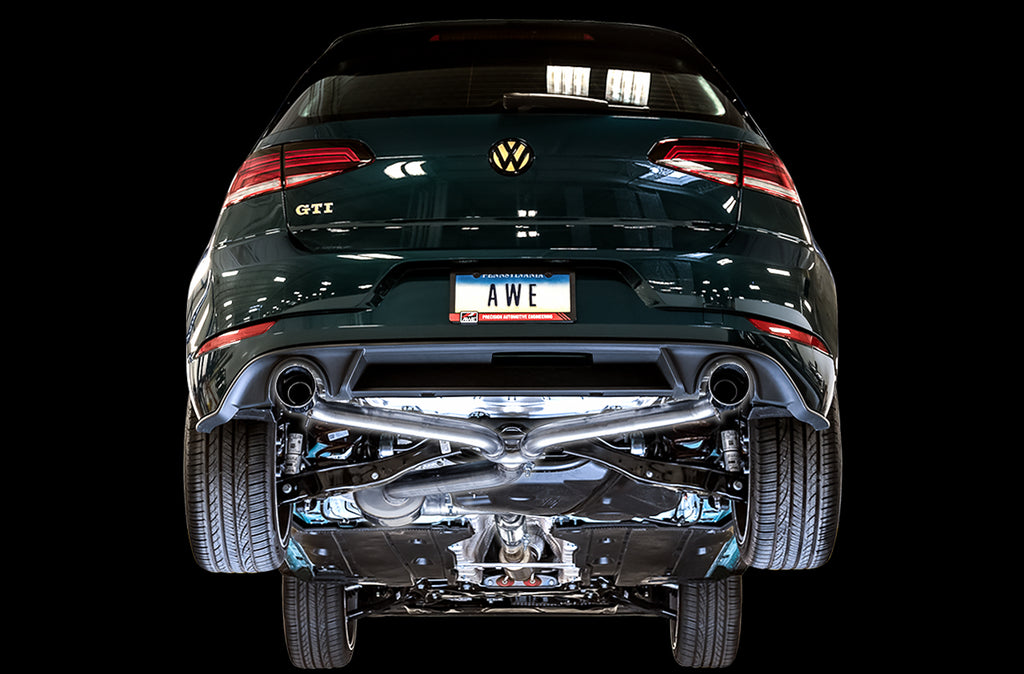 AWE Tuning Track Edition Exhaust for VW MK7.5 GTI - Chrome Silver Tips (3020-32042)