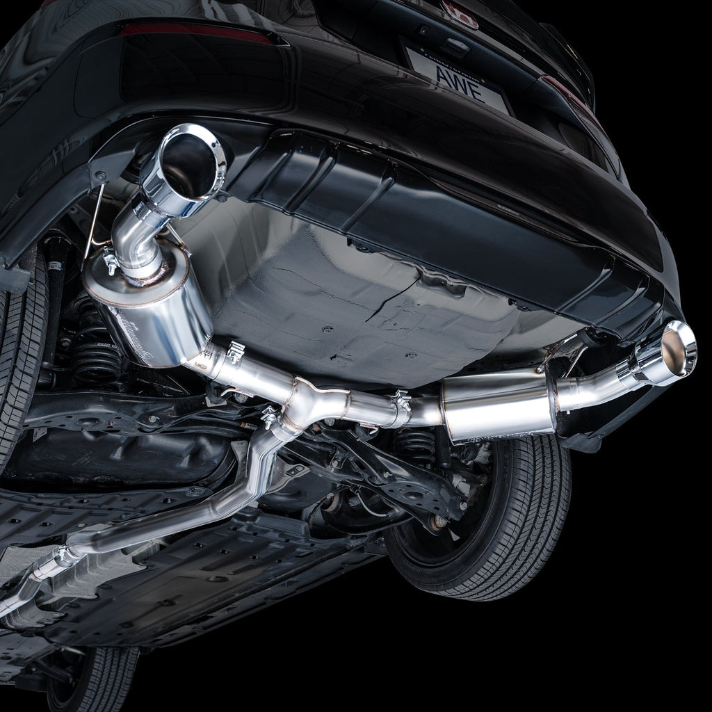 De4 Integra Rear Diffuser AWE Exhaust Suite for FE1 Civic Si / DE4 Acura Integra - AWE