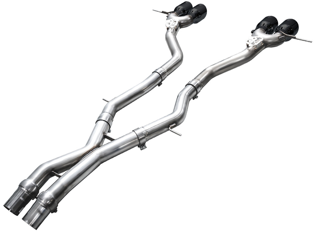 AWE Tuning 23-24 BMW G87 M2 Track Edition Exhaust - Chrome Silver Tips