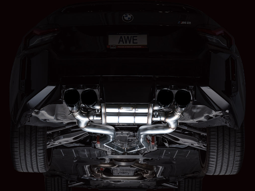 AWE Tuning 23-24 BMW G87 M2 SwitchPath Edition Exhaust - Chrome Silver Tips