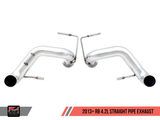 AWE Straight Pipe Performance Exhaust System for Audi R8 4.2L (2014-15)