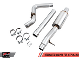 AWE Resonated Mid Pipe for Jeep JK/JKU 3.6L (3015-11005)