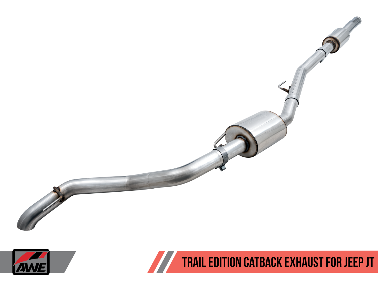 AWE Trail Edition Catback Exhaust for Jeep JT 3.6L (3015-21001)