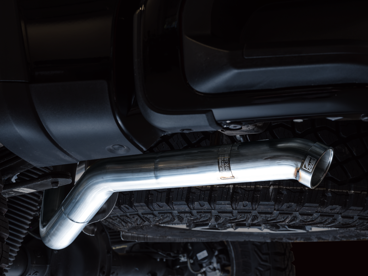 AWE 0FG Catback Exhaust for Silverado ZR2/Sierra AT4X - Dual Bashguard (no tips) (3015-31972)