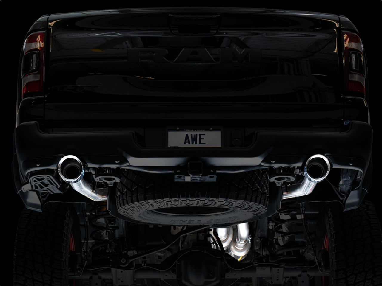 AWE 0FG Exhaust Suite for the RAM 1500 TRX