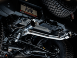 AWE 0FG Catback Exhaust for Ford Bronco with BashGuard™ - Dual 4.5" Chrome Silver Tips (3015-32456)