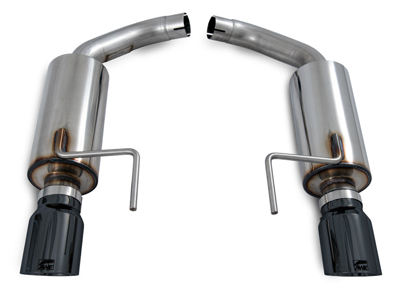 AWE Touring Edition Axle-back Exhaust for S550 Mustang EcoBoost - Diamond Black Tips (3015-33086)