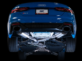 AWE Touring Edition Exhaust for Audi B9.5 RS 5 Coupe - Non-Resonated - Diamond Black RS-style Tips (3015-33123)