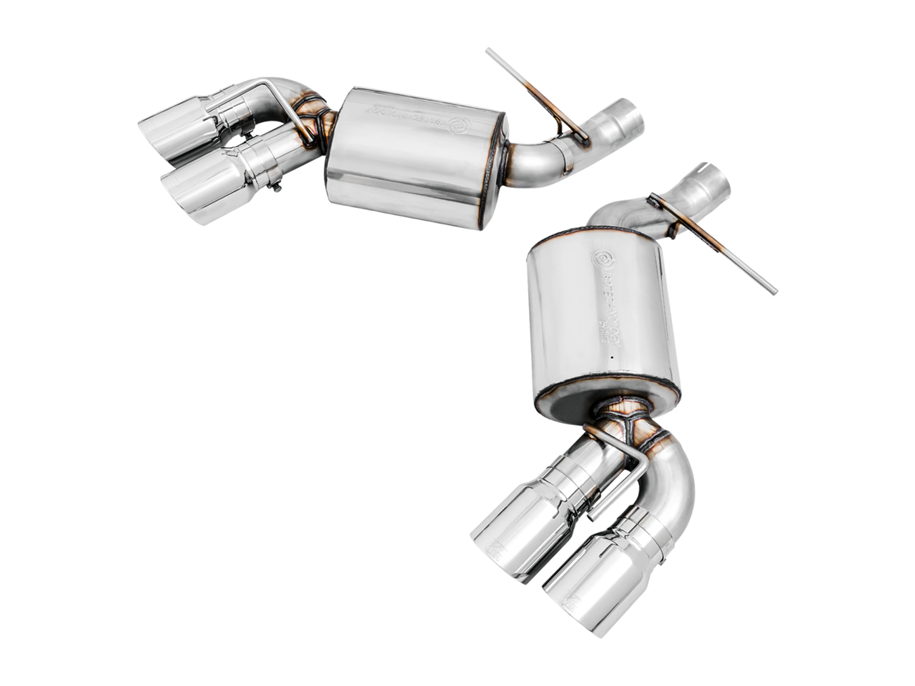 AWE Touring Edition Axle-back Exhaust for Gen6 Camaro SS / ZL1 - Chrome Silver Tips (Quad Outlet) (3015-42093)