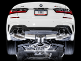 AWE Non-Resonated Touring Edition Exhaust for G2X M340i / M440i - Chrome Silver Tips (3015-42148)
