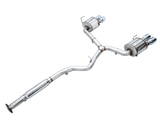 AWE Touring Edition Exhaust for VB Subaru WRX - Chrome Silver Tips (SKU: 3015-42979)