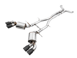 AWE Touring Edition Cat-back Exhaust for Gen6 Camaro SS / ZL1 - Resonated - Diamond Black Tips (Quad Outlet) (3015-43114)