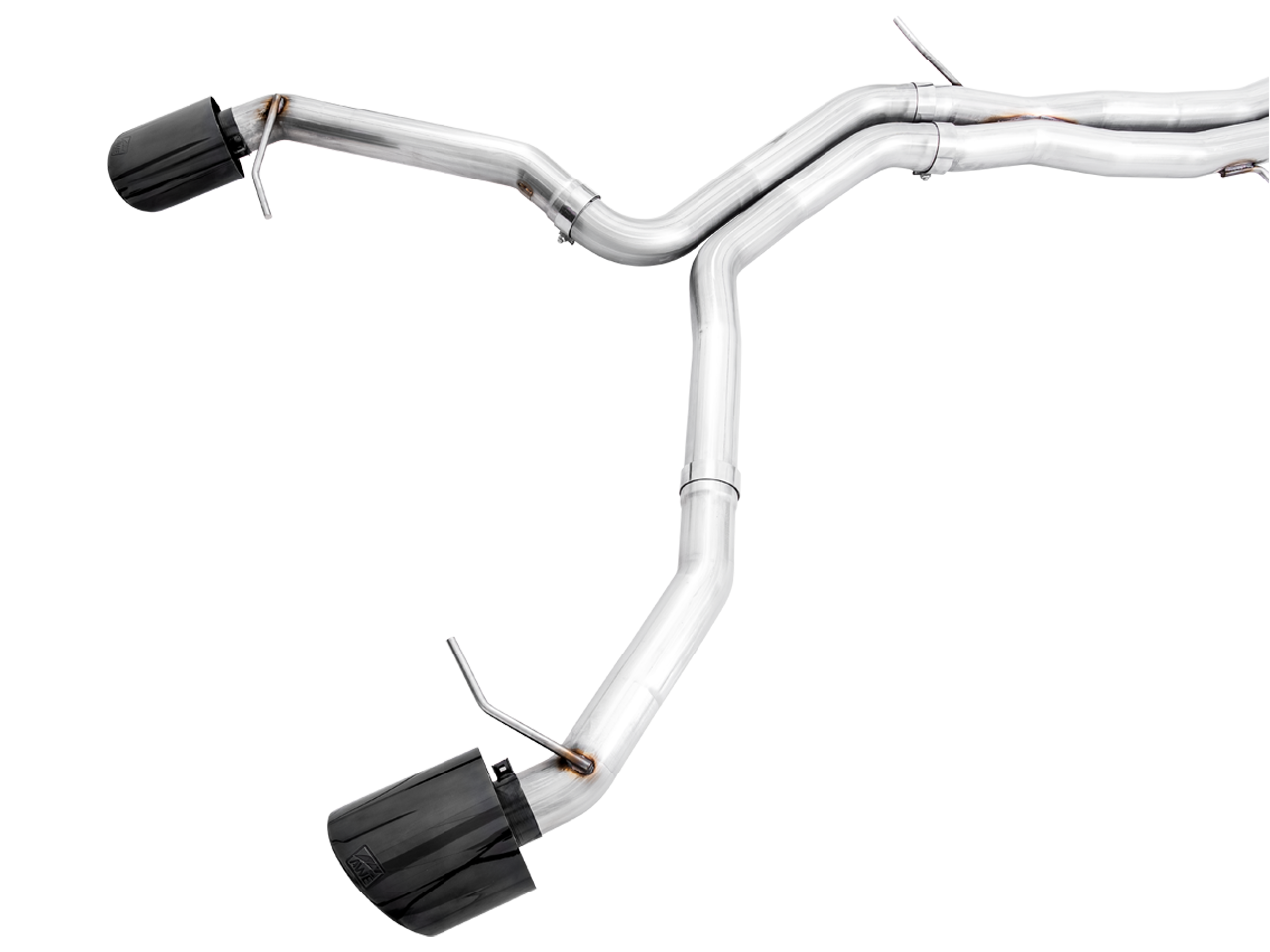 AWE Track Edition Exhaust for Audi B9 RS 5 Coupe - Non-Resonated - Diamond Black RS-style Tips (3020-33058)