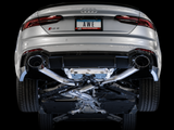 AWE Track Edition Exhaust for Audi B9 RS 5 Sportback - Non-Resonated - Diamond Black RS-style Tips (3020-33060)