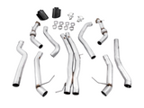 AWE Track Edition Exhaust for Audi B9.5 RS 5 Coupe - Non-Resonated - Diamond Black RS-style Tips (3020-33123)