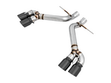 AWE Track Edition Axle-back Exhaust for Gen6 Camaro SS / ZL1 - Diamond Black Tips (Quad Outlet) (3020-43075)