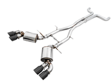 AWE Touring Edition Cat-back Exhaust for Gen6 Camaro SS / ZL1 - Non-Resonated - Diamond Black Tips (Quad Outlet) (3020-43076)