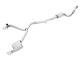 AWE SwitchPath™ Exhaust for B9 A4, Dual Outlet - Chrome Silver Tips (includes DP and SwitchPath Remote) (3025-32014)