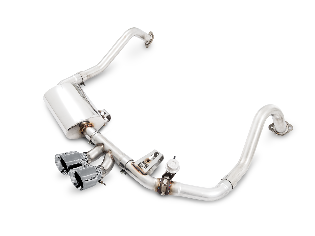 AWE SwitchPath™ Exhaust for Porsche 718 Boxster / Cayman (PSE Only) - Chrome Silver Tips (3025-32020)
