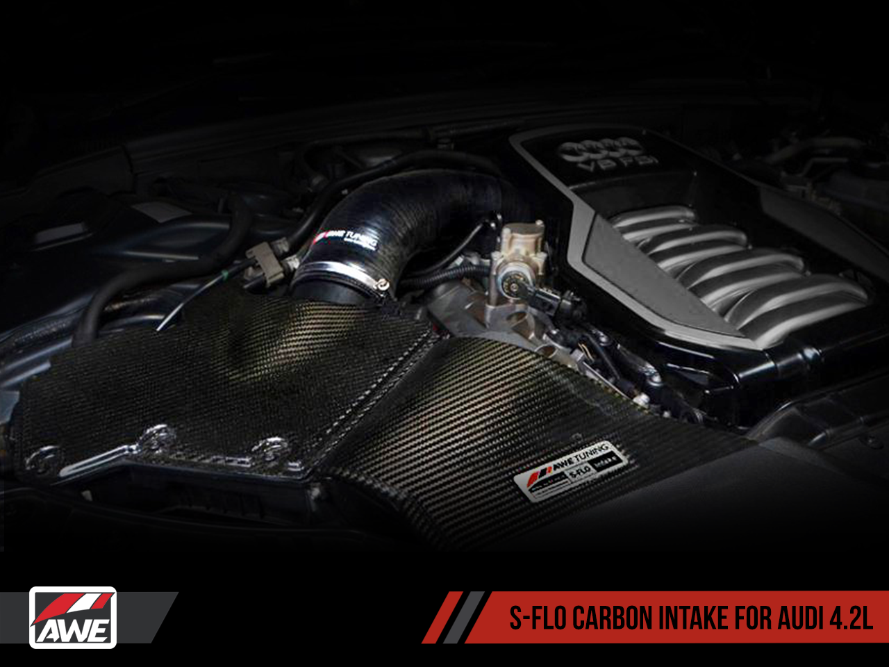 AWE S-FLO Intake System for B8 S5 4.2L
