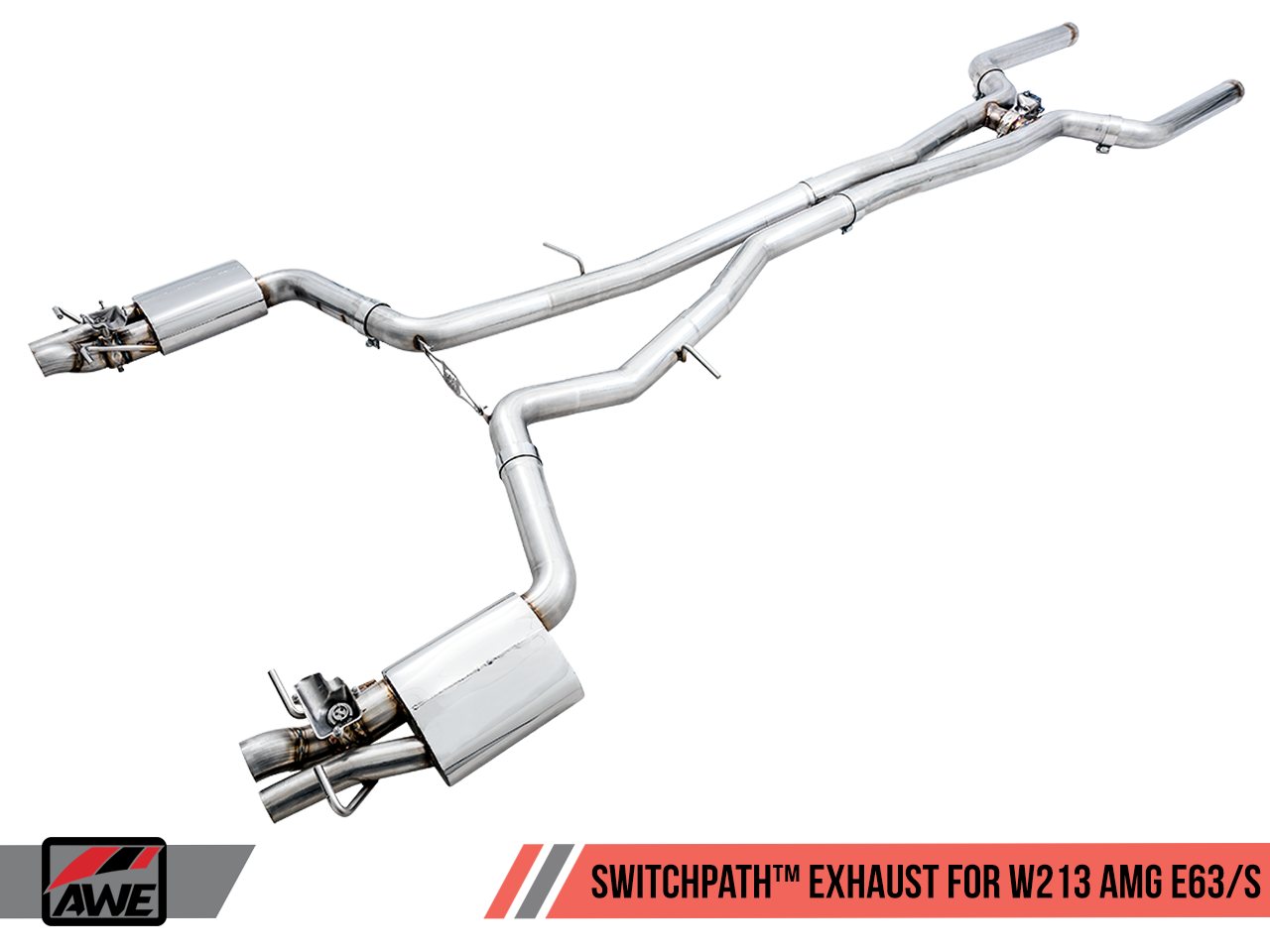 AWE Tuning SwitchPath Exhaust for W213 AMG E63/S Sedan / Wagon (for AMG  Performance Exhaust Cars) - AWE Tuning Europe