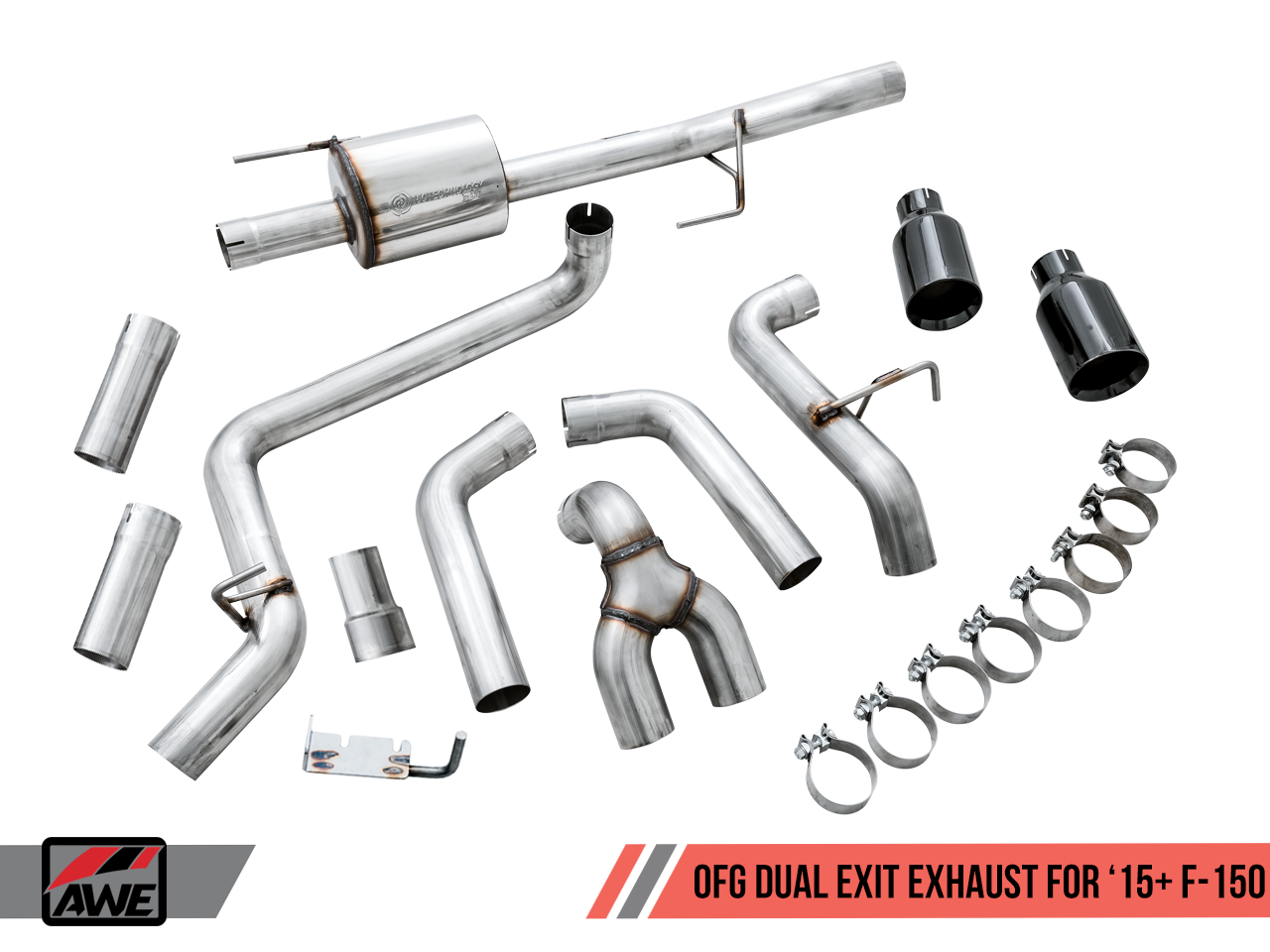 AWE 0FG Exhaust Suite for the '15-'20 Ford F-150 Ecoboost