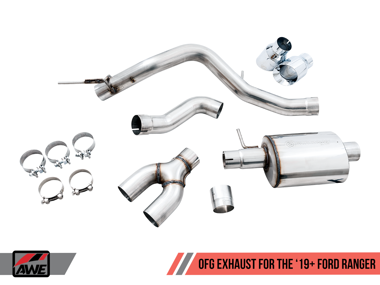 AWE Exhaust Suite for the '19+ Ford Ranger