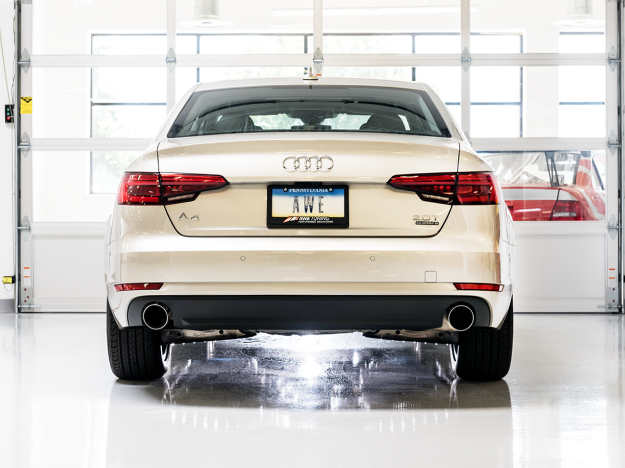 Tuning Audi A4 B9 front and side