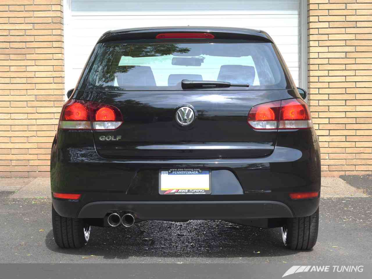 AWE Performance Cat-back Exhaust for Golf / Rabbit 2.5L - Chrome Tips