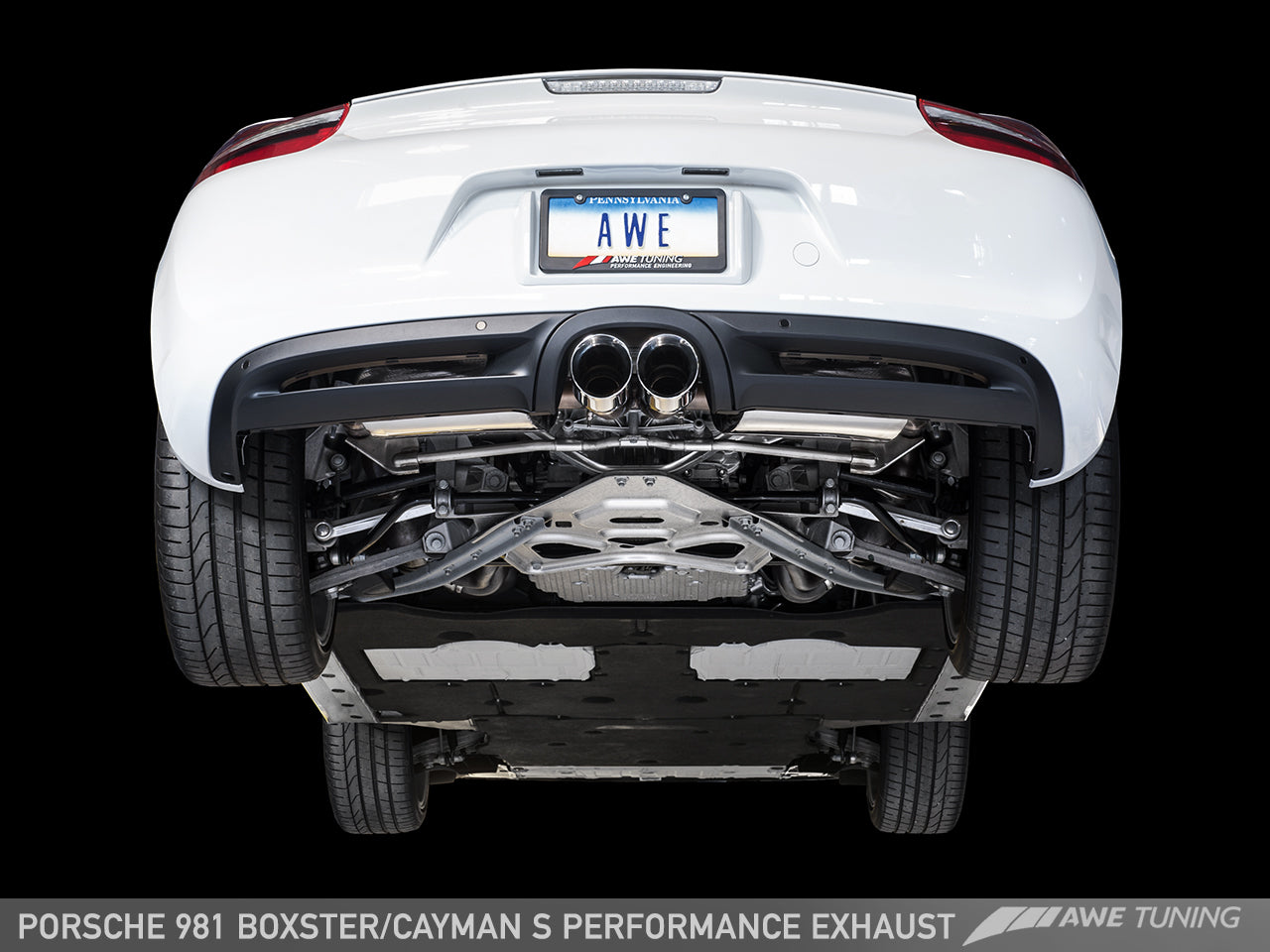 AWE Performance Exhaust for Porsche 981 Cayman