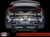 AWE Performance Exhaust System for the Porsche 991.2 Turbo and Turbo S